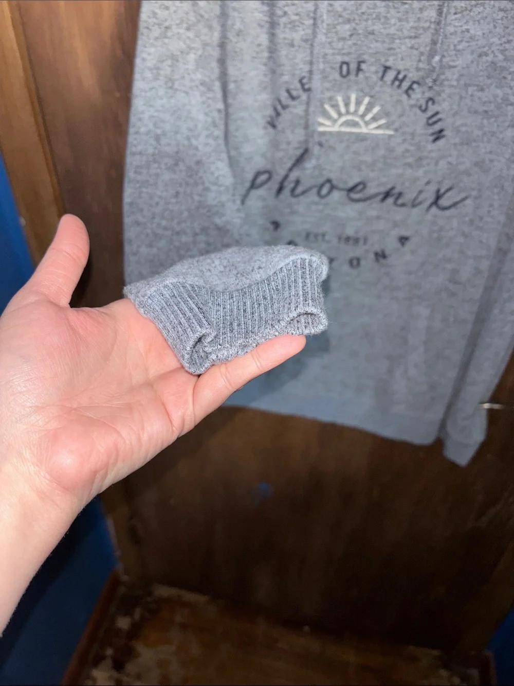 Ocean Drive Gray Phoenix Graphic Hoodie Sweatshirt - Picture 4 of 12